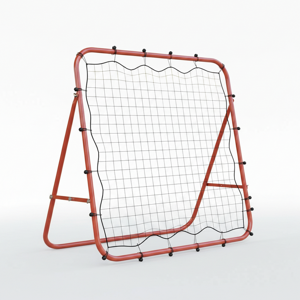 Filet de rebond de football 96 × 80 × 96 cm 4 angles réglables