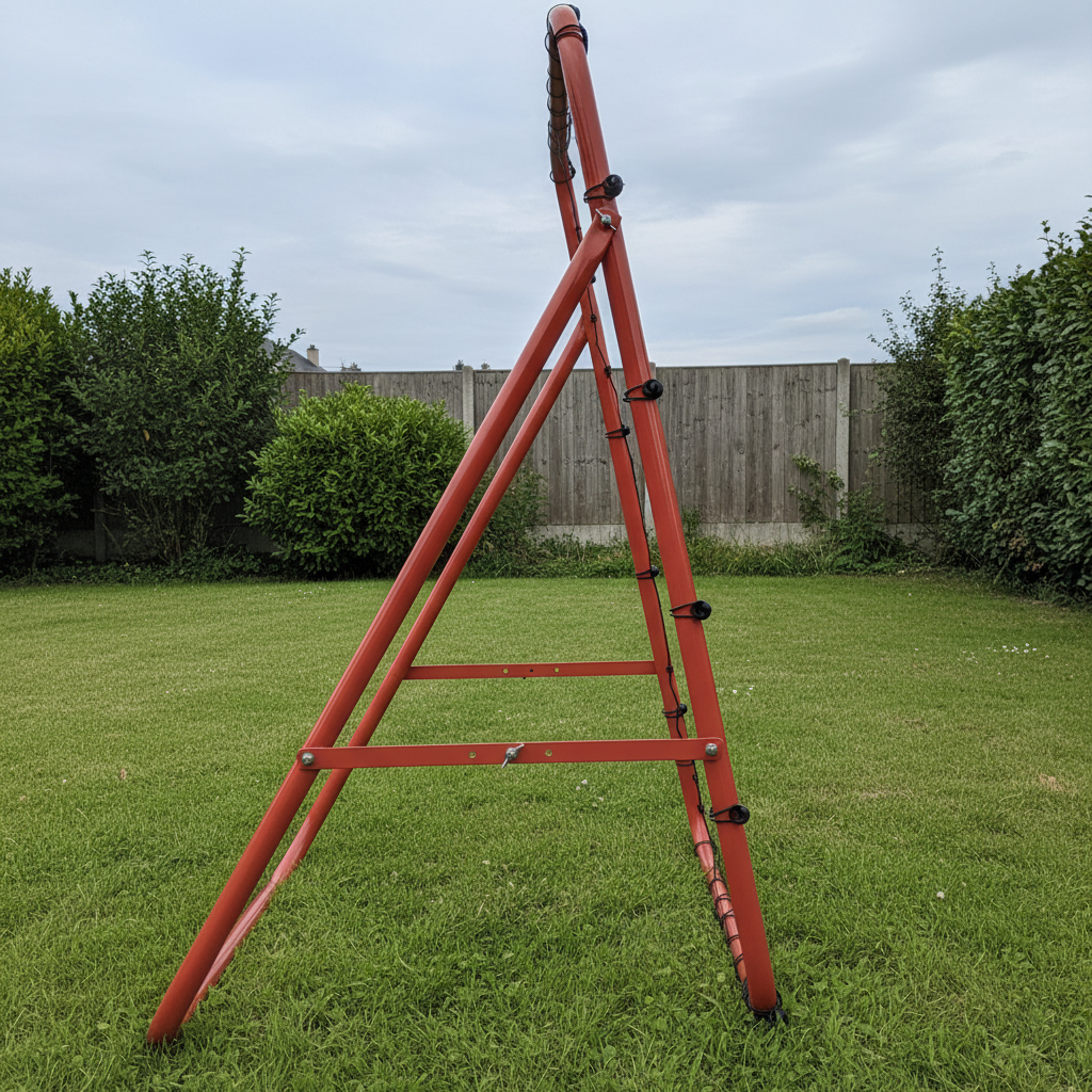 Filet de rebond de football 96 × 80 × 96 cm 4 angles réglables – Image 4