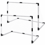 Lot de 2 mini-buts de football pour enfants 91,5 × 48 × 61 cm