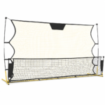 Filet de rebond de football double zone d'entraînement 183 × 85 × 120 cm